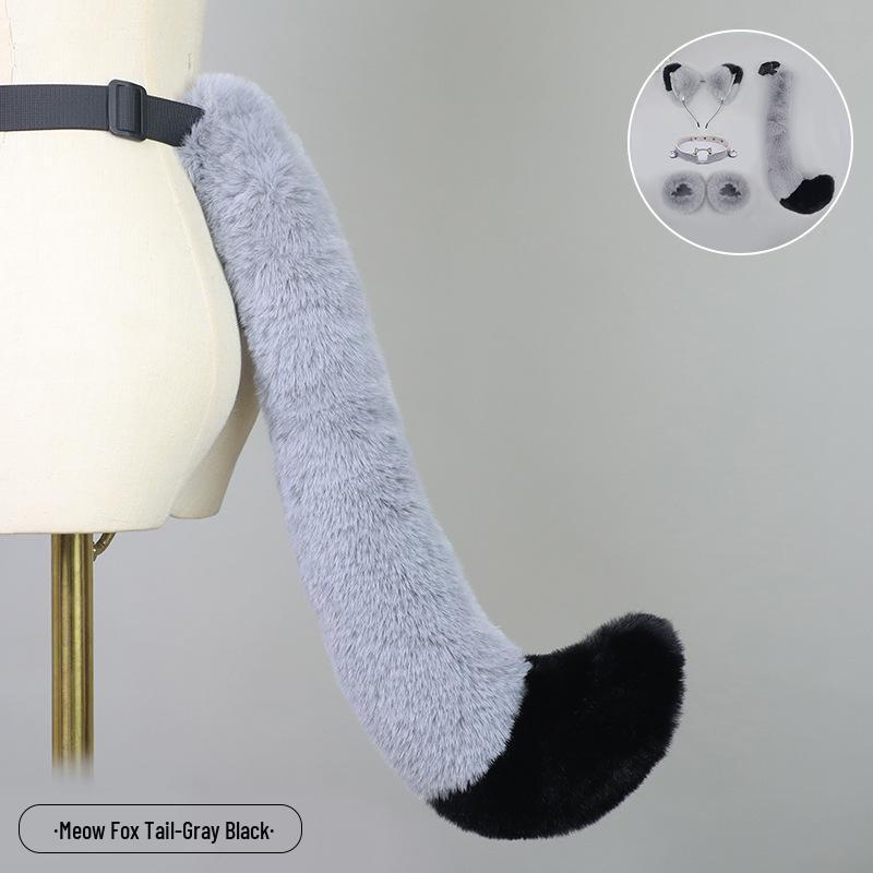Handmade Plush Cat Girl Maid Fox Beast Ear Headband Hair Accessory
