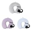 Cartoon Cat Memory Foam Ushaped Travel Neck Pillow For Kids And Adults