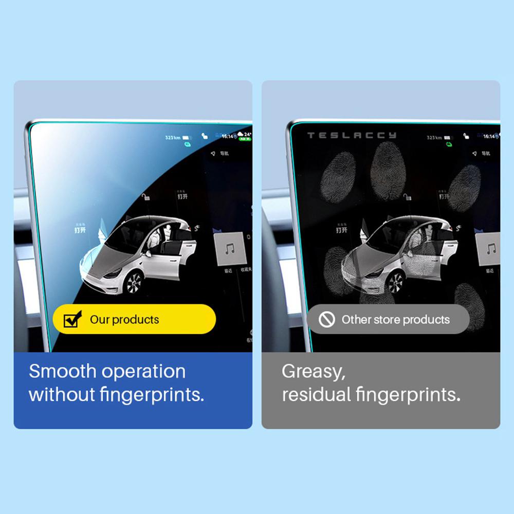 HD Tempered Glass Screen Protector For Tesla New Model Y Launch juniper Accessories 2025 2026 Center Display Film Anti-glare