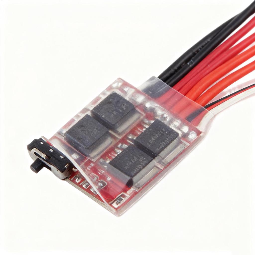 Bidirectional Brushed ESC Controller Intelligent Heat Dissipation Protection High Efficiency RC Models Bidirectional Brushed ESC