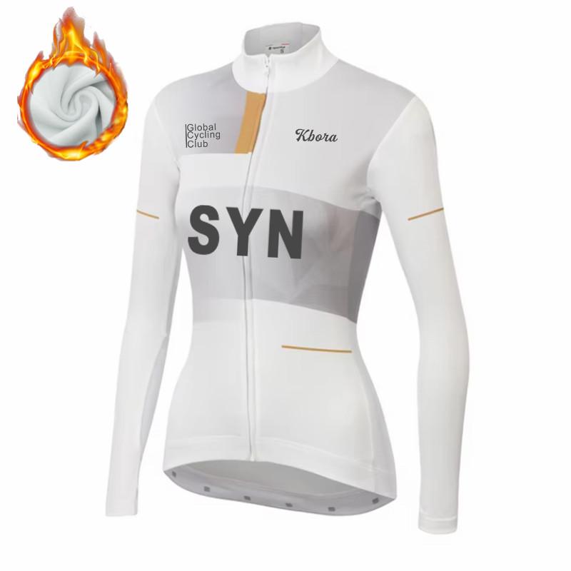 2026 Winter Warm Cycling Clothing Set Women Winter Bicicleta Set Outdoor Thermal Fleece Road Bike Shirt MTB Jersey Bicycle Uniform Ciclismo