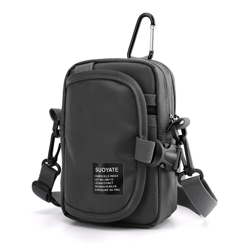 

Fashion Multifunctional Men Small Shoulder Bag Durable Nylon Functional Fanny Pack Portable Messenger Bag Casual Mini Waist Pack