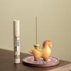 Zhinianhua Auspicious Money Horse Incense Holder