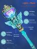 Enchanted Fairy Wand: Dreamy Luminous Scepter for Girls - Elsa Princess Lightsaber