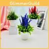 Lavender Green Artificial Plant Round Pot Potted Plant For Office Room Living