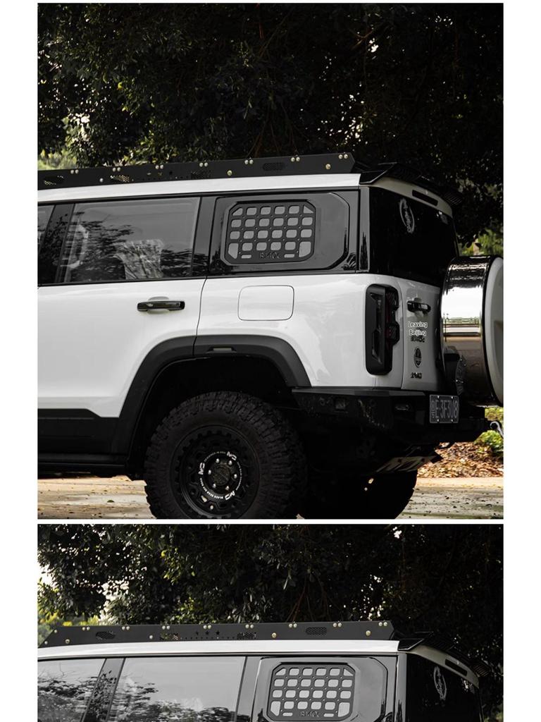 BJ40 City Hunter D-Pillar Blackout Trim Sticker - Black Warrior Edition