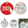 Einzigartiger 2020 Ein Jahr zum Erinnern Acryl Quarantäne Weihnachtsanhänger für personalisierten Baumschmuck