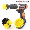 Premium 360 Grad Turbo Power Scrub Badezimmer Bodenfliesen Reinigungsbürsten-Set für Bohrer-Set