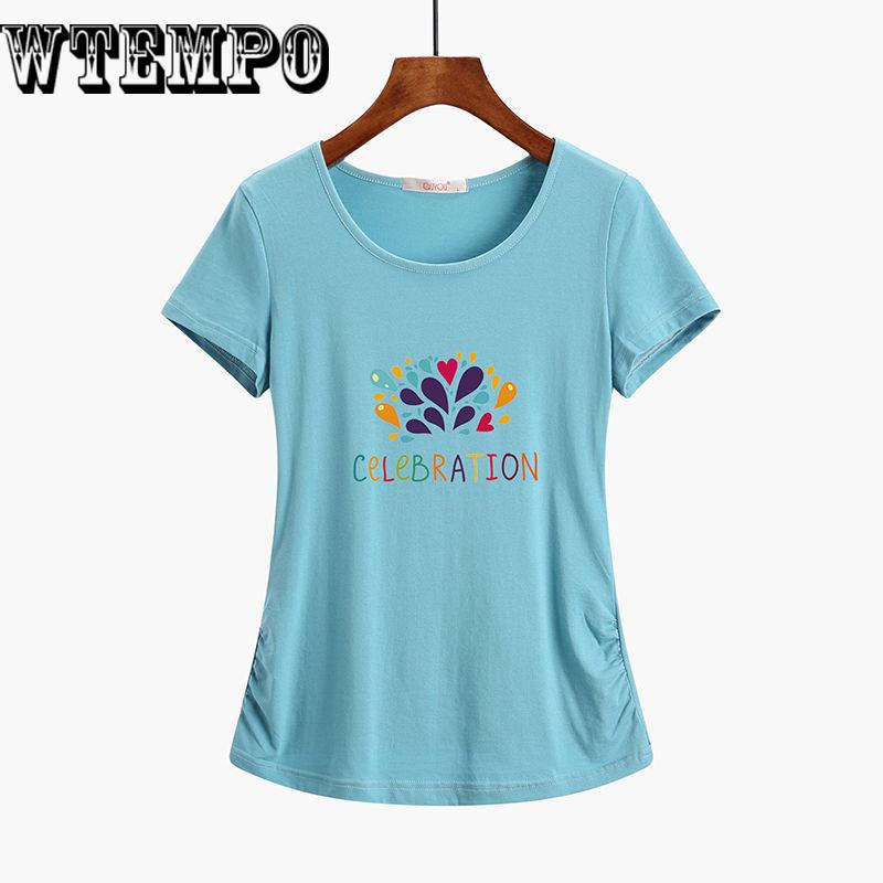 

Fashion Summer T Shirt Women Tops Tees Harajuku Short Sleeve Print Funny Tshirt Women Tees Tops