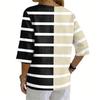 Women's Shirts Dressy Casual T,Shirts 3/4 Sleeve Tunic Tops Basic Tees Pullover Work Blouses