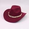 New European and American Western Cowboy Hat Accessory Hat Belt DIY Men's and Women's Hats Tibetan Riding Hat Jazz Hat