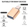 Portable Type C To USB3.0 Converter Fast Data Sync OTG Cable Type C Charging Cable For Mobile Phones And Peripherals