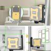360 Degree Rotating Magnetic Foldable Level Holder Strong Magnetism Bracket For Laser Level With 1/4' Thread Convenient Storage