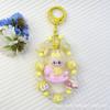Flocking Wizard Cute Grain Mobile Phone Chain Keychain Bag Doll Pendant Accessories