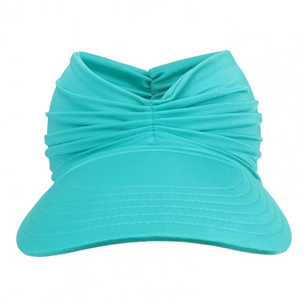 Sun Pleated Visor Hat Empty Top Baseball Sun Cap Ladies Sun Hats with UV Protection Beach Sun Hats for Women