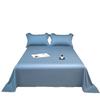 Washed Ice Silk Bed Sheet Summer Cooling Home Bedroom Student Dorm Machine Washable Set
