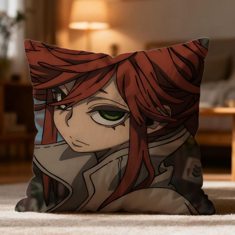Popular GGachiakutaed Cushion Cover Soft Washable Pillow Case Multi-Scene for Couch Bed Travel Office Use