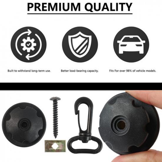 Cargo Hardware Kits Retaining Clip Anchors Screw Fixing Car Storage Mesh Net