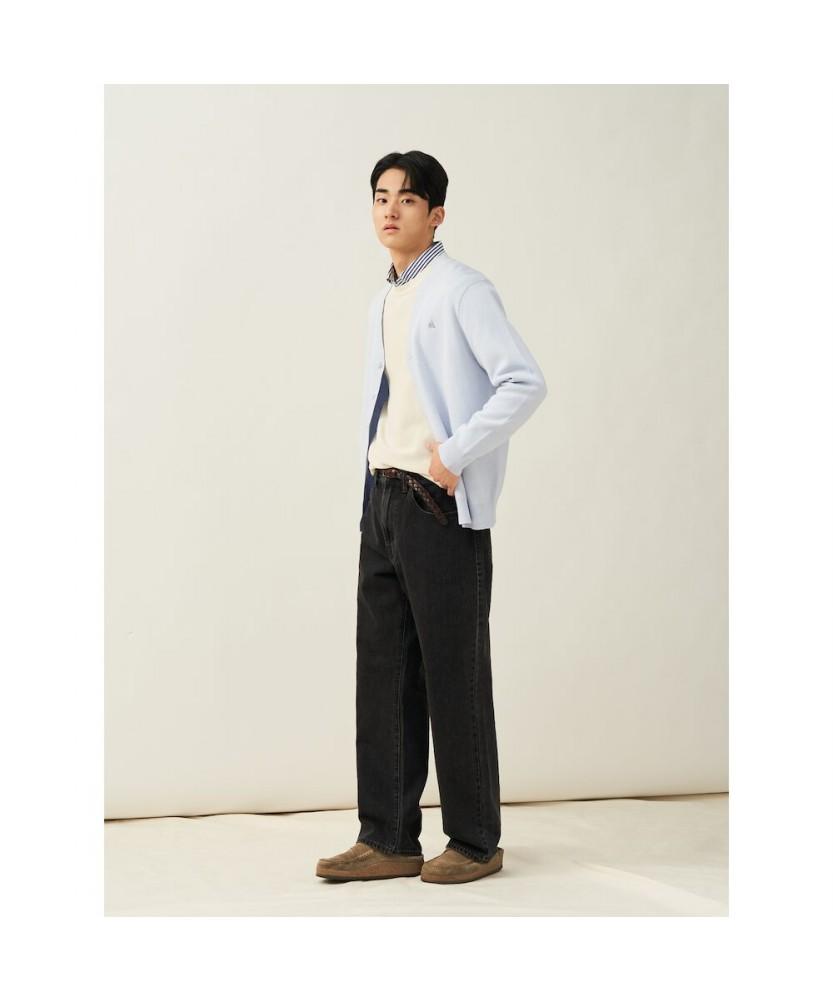 Beanpole Men [Essential] Cotton Barrel B Cardigan - Light Grey (Bc515Ae102)