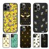 Bees Phone Case For iPhone 17 Air 16 15 14 11 12 13 Pro  MAX Plus Coque Cover Shell