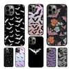 Goth Vampire Bat Gothic Celular Mobile Smartphone Cases For iPhone 17 Air 16e 15 14 12 13 11 Pro MAX Plus Fundas
