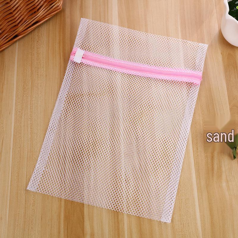 Thickened Fine Mesh Zipper Laundry Bag Set for Lingerie Care