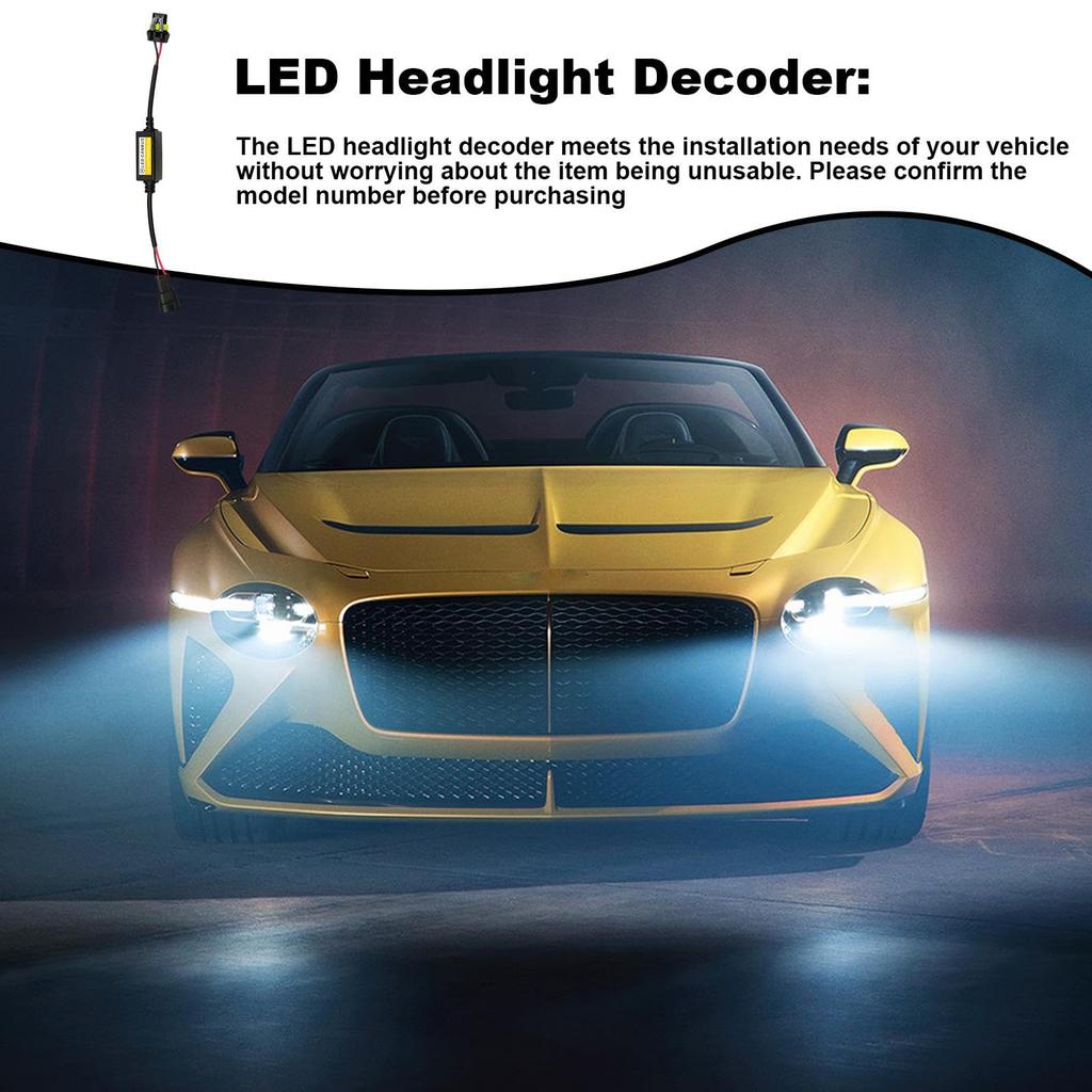 Car LED Resistor, LED Warning Canceller, LED Light Error Eliminator Adapter - Easy Install