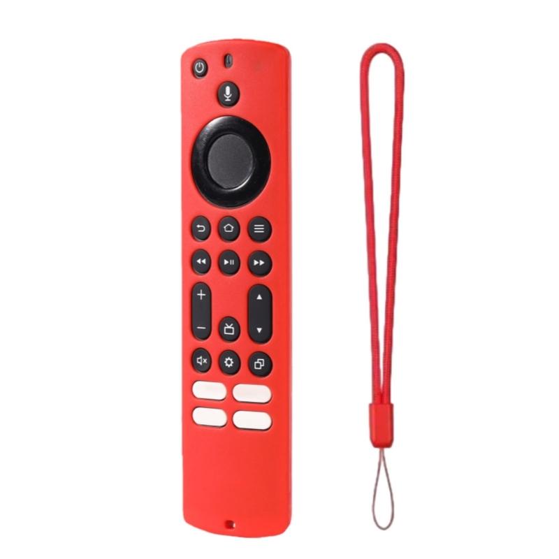 Protective Silicone Case for frie TV4 Remotes Shell Ensures Full Safety Against Drop Dust for Family Environment