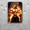 baki hanma Metal Signs wall decor Vintage Tin Signs Captain Metal Poster Decor for Bar Pub Club Wall Decoration