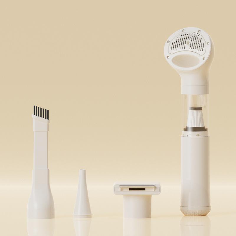 

All in One Wireless Pet Hair Combs Vacuum Cleaner Car Multipurpose Dog Hair Combs Handheld Cat Brush Hairs Vacuum Grooming Kit белый