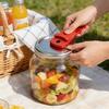 Mason Jar Opener with Magnet for Canning Lid Releases Vacuum Seal for Standard Wide Mouth Lid Easy Opening and Storage