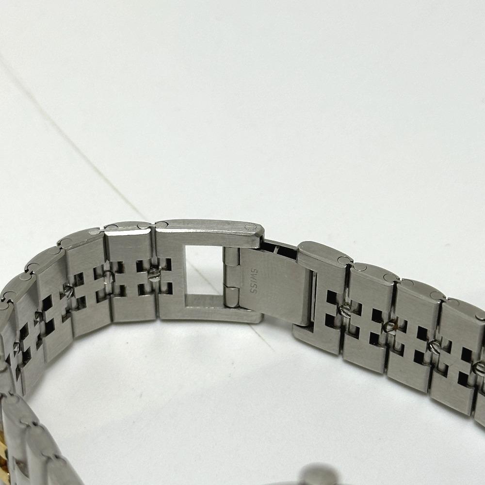 HERMES Olympia Combi Quartz Wristwatch SS Silver/Gold