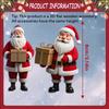 10Pcs 2D Cartoon Santa Claus with Many Gifts Christmas Tree Decor Hanging Pendant Holiday Old Man Decor Xmas Hanging Accessories