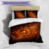 Netherlands Football Printed Bedding 3 Piece Set Cozy Breathable Bed Cover Set as Housewarming Holiday Gift