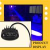 10V-80V Vehicle Blue LED Warning Signal Lamp Forklift Truck Work Spot Safety Light Car 20W Industrial Safety Lamp-M53K