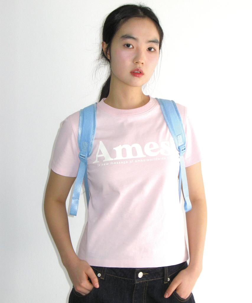 Ames-Worldwide String Casual Back Pack Blue