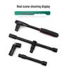 Electric Wrench Kit: Hex Socket & Ratchet Set for Auto Repair, Includes Large Drive, Extension, and Air Impact Wrench Accessories.