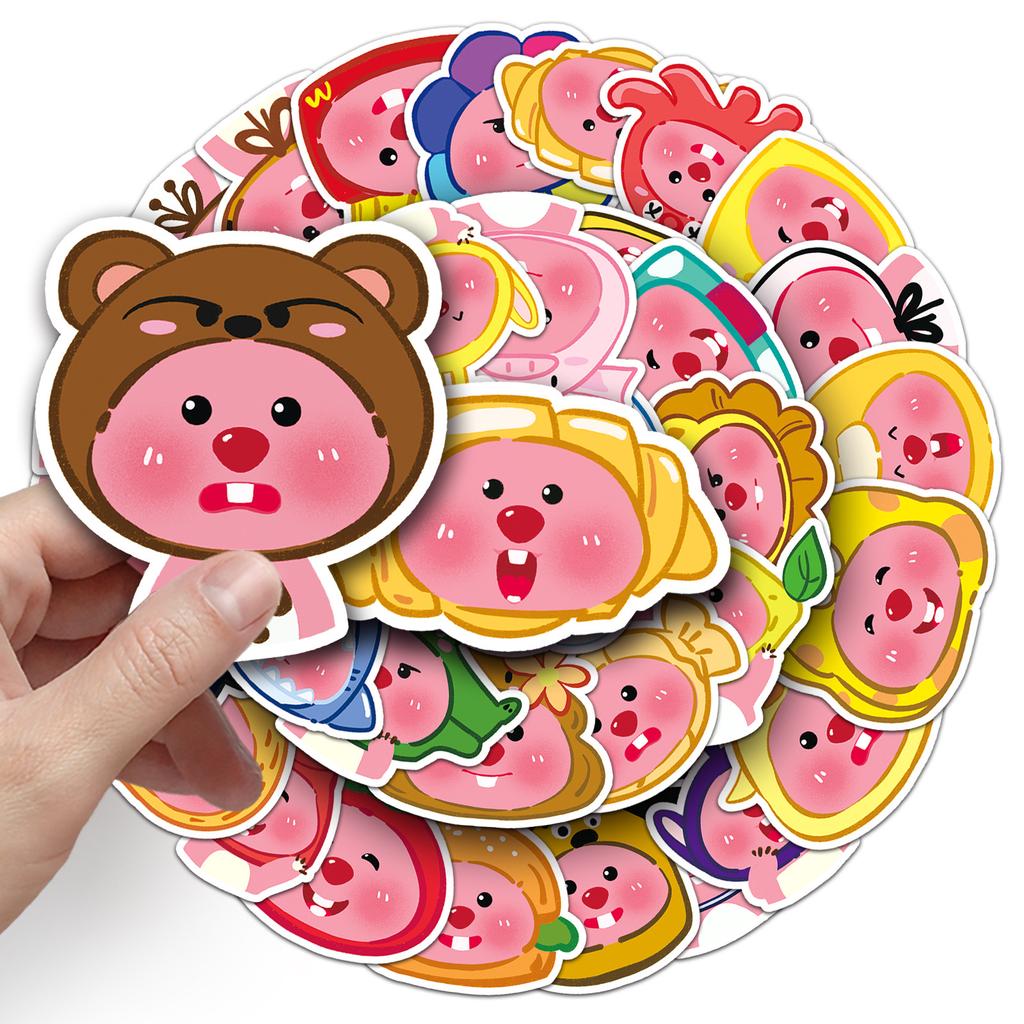 50 Hand-drawn Personalized Cartoon Cute Ruby Hand Account Decorative Water Cup Suitcase Mobile Phone Creative Stickers