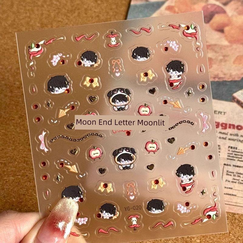 

Любовь и Глубокий Космос Летний День Периферийный Трехмерный Рельеф Наклейка для Ногтей Тело Q Версия Брат Сделай Сам Украшение для Ногтей Декоративная Наклейка Brother nail stickers 4 [no drill]]