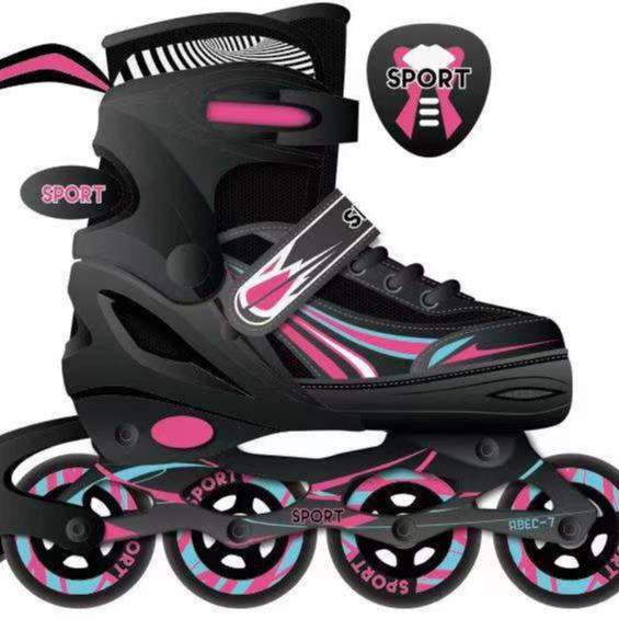 Adjustable Inline Roller Skates for Kids & Adults - Beginner Friendly