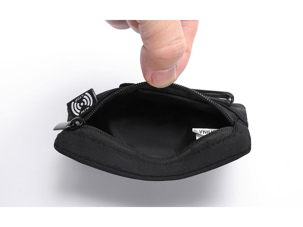 RFID Anti-Theft Waist Bag: Hidden Coin Purse & Card Holder for Outdoor Travel