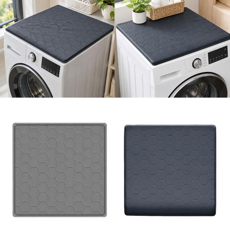 Multipurpose Silicone Pad, Flexible Appliance Cover for Washers, Dryers, Refrigerators, and Under-Sink Cabinets