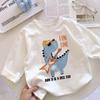 Trendy Little Boy 2025 Long-Sleeved Cotton T-Shirt - Stylish Spring & Autumn Wear