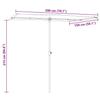 Rectangular Garden Umbrella with Aluminum Pole 2 x 1.5 m Taupe