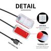 1 a 2/4 Luz de Neón para Coche Luz de Pie LED Retroiluminación Interior Encendedor de Cigarrillos Lámpara de Atmósfera USB Lámpara Decorativa para Coche