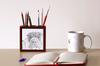 Shar Pei – Pen holder with a dog, desk organizer with a print | Art-Dog