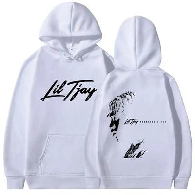 Rapper Lil Tjay Destined 2 Win Music Album Print Pullovers Hoody Women Sweatshirts Hoodies Y2k Clothing Autumn Winter Unisex Hoodie Unisex