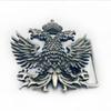 Double-Headed Eagle Leather Belt Buckle for Men & Women - Retro Style
