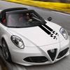 2pcs Car Hood Cover Sticker Auto Vinyl Film Long Stripe Decals Stylish Graphics Car Sport Styling Sticker Tuning Car Accessories
