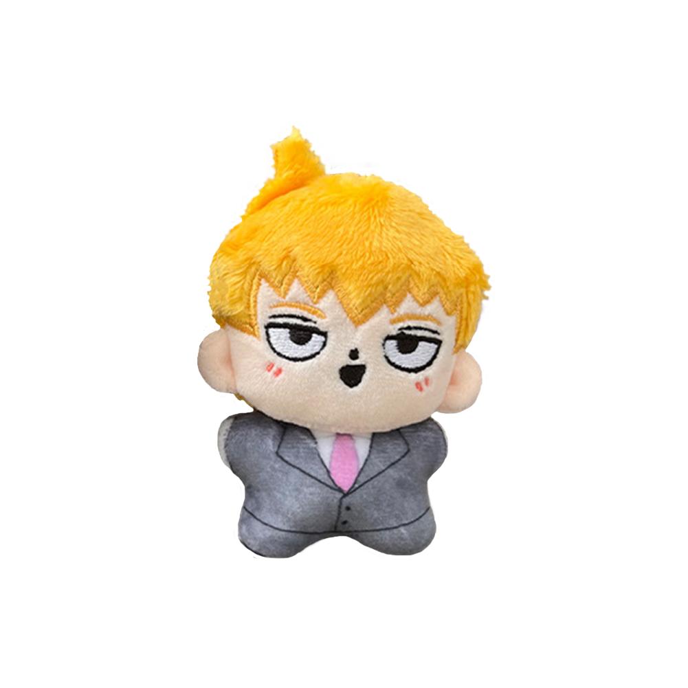 12cm Kageyama Shigeo Plush Doll Keychain Bag Pendant Cartoon Anime Figure Reigen Arataka Plushies Kawaii Stuffed Toy Collection